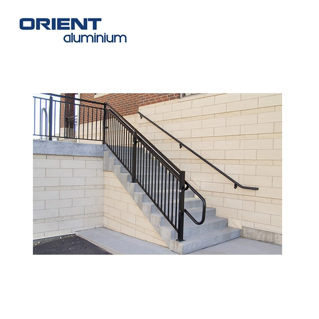 Aluminium Frame Balcony Glass Railing Aluminum Balustrade U Channels