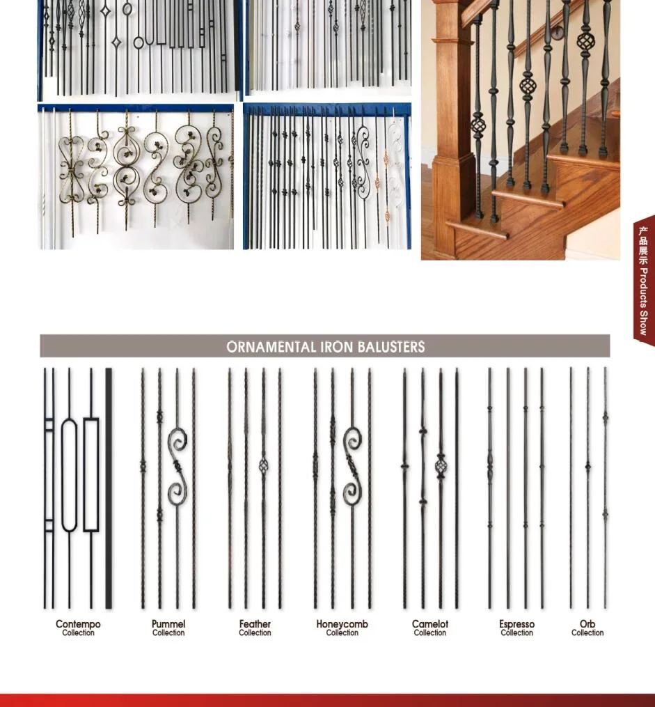 High Quality Wrought Iron Balusters for Stair Decoration